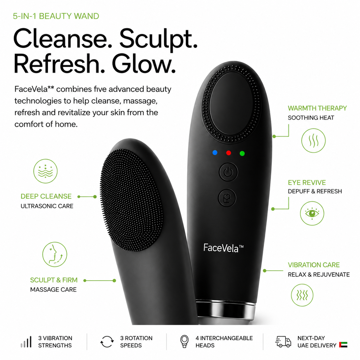 FaceVela™ 5-in-1 Sculpting Beauty Wand